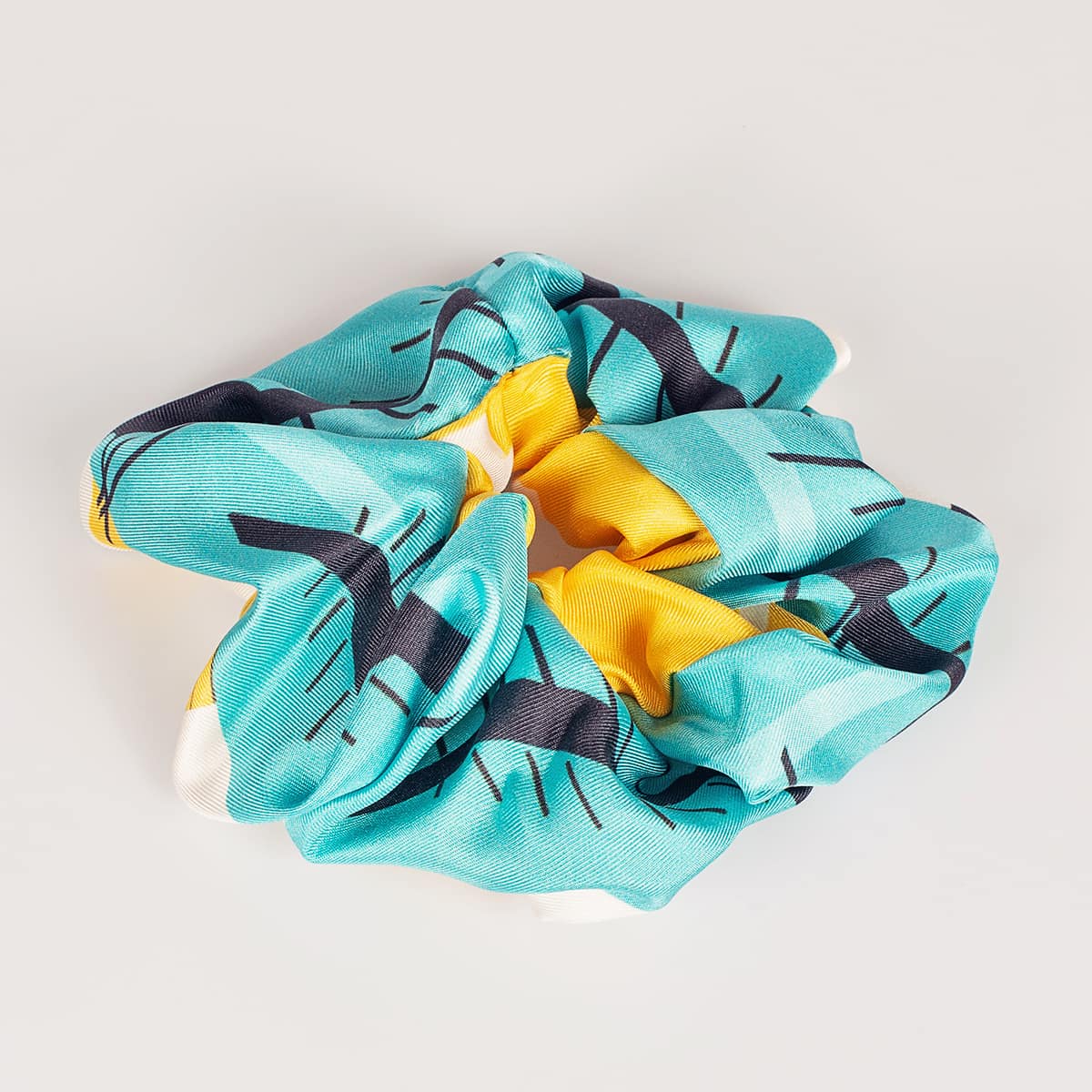 Κυκλάδες Μεταξωτό Scrunchy