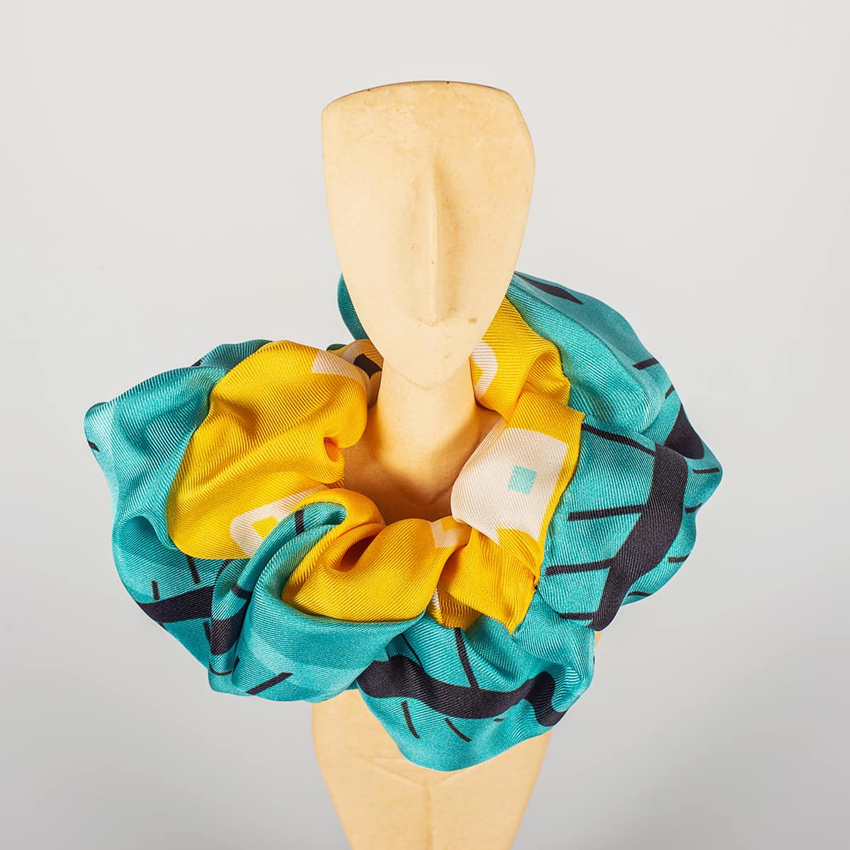 Κυκλάδες Μεταξωτό Scrunchy
